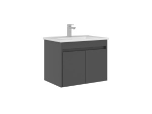 Mueble para lavabo «Arno 65» - 65 x 45 x 52 cm - Antracita