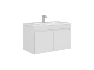 Mueble para lavabo «Arno 85» - 85 x 45 x 52 cm - Blanco