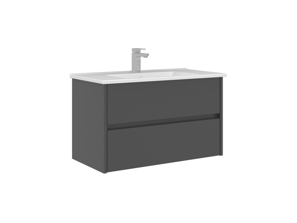 Mueble para lavabo «Arno 85» - 85 x 45 x 52 cm - Antracita