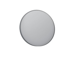 Espejo decorativo de madera «Moonlight 90 v2» - 90 x 7 x 90 cm - Gris mate