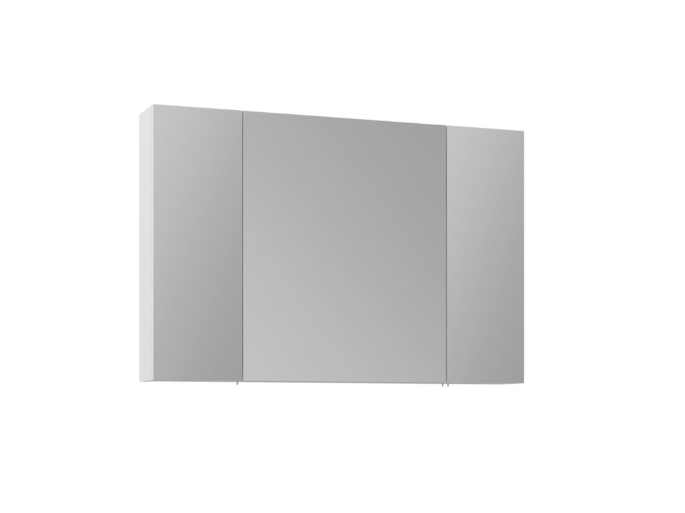 Mueble de baño con espejo «Nuvola 100 v2» - 97 x 16 x 66 cm - Blanco
