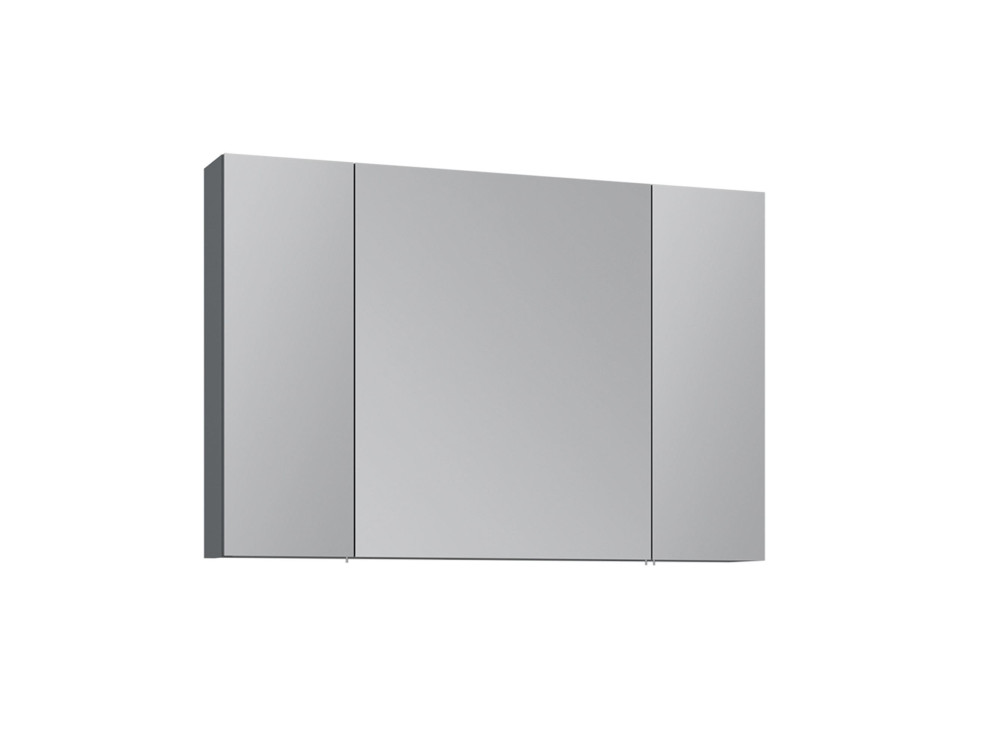 Mueble de baño con espejo «Nuvola 100 v2» - 97 x 16 x 66 cm - Antracita