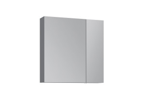 Mueble de baño con espejo «Nuvola 60 v2» - 66 x 16 x 60 cm - Gris