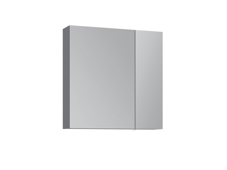 Mueble de baño con espejo «Nuvola 60 v2» - 66 x 16 x 60 cm - Gris