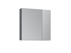 Mueble de baño con espejo «Nuvola 60 v2» - 66 x 16 x 60 cm - Antracita