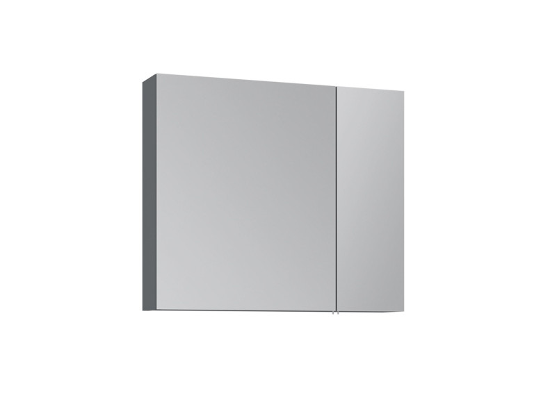 Mueble de baño con espejo «Nuvola 80 v2» - 75 x 16 x 66 cm - Antracita