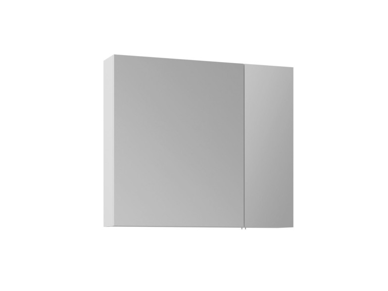 Mueble de baño con espejo «Nuvola 80 v2» - 75 x 16 x 66 cm - Blanco