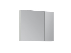 Mueble de baño con espejo «Nuvola 80 v2» - 75 x 16 x 66 cm - Cashmere