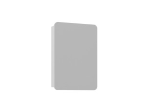 Mueble de baño con espejo «Orbit 50» - 50 x 16 x 71 cm - Blanco