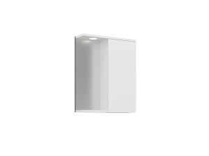 Mueble de baño con espejo «Purus 55» - 56 x 18 x 68 cm - Blanco