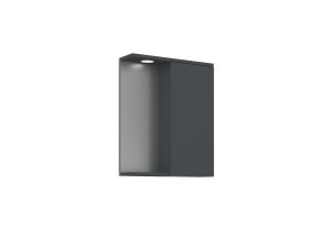 Mueble de baño con espejo «Purus 55» - 56 x 18 x 68 cm - Antracita mate