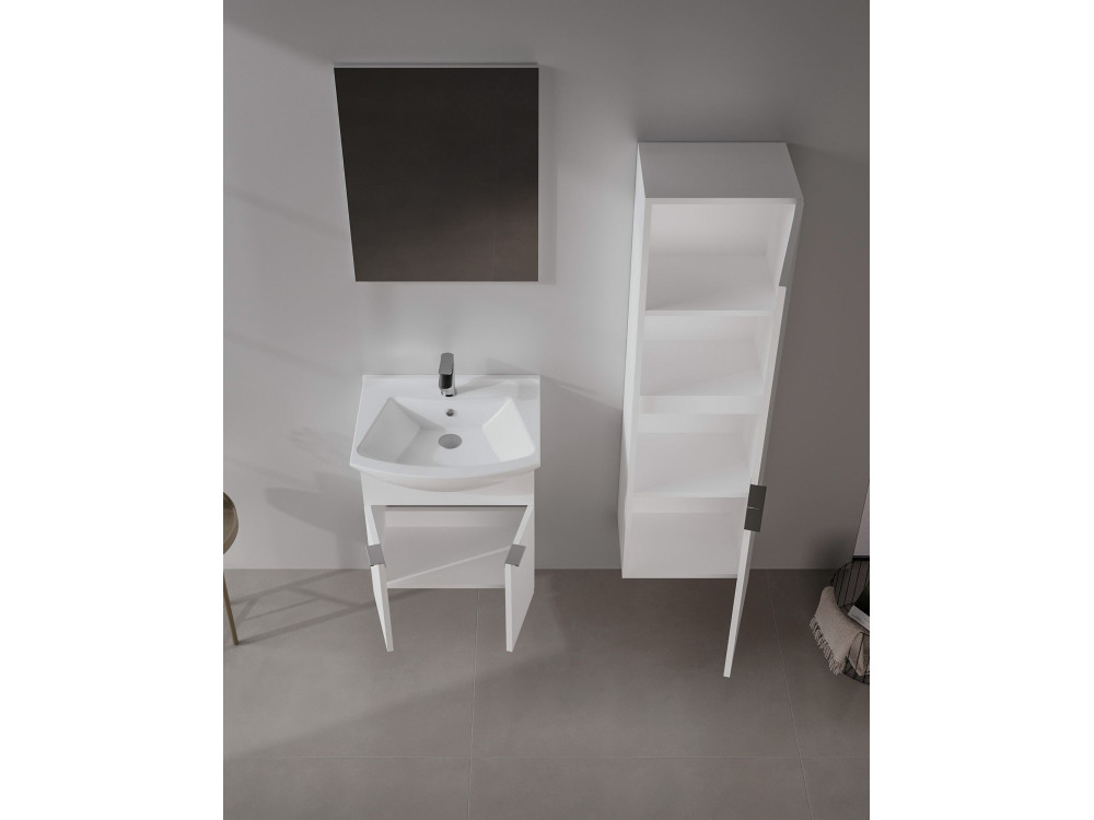 Espejo decorativo de madera «Purus 55» -  cm - Transparente
