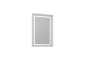 Espejo decorativo de madera «Craft 60 x 90 v2» - 60 x 10 x 90 cm - Mate Cashmere
