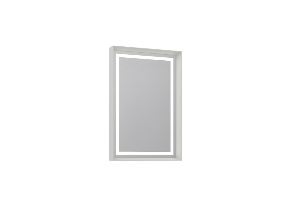 Espejo decorativo de madera «Craft 60 x 90 v2» - 60 x 10 x 90 cm - Mate Cashmere