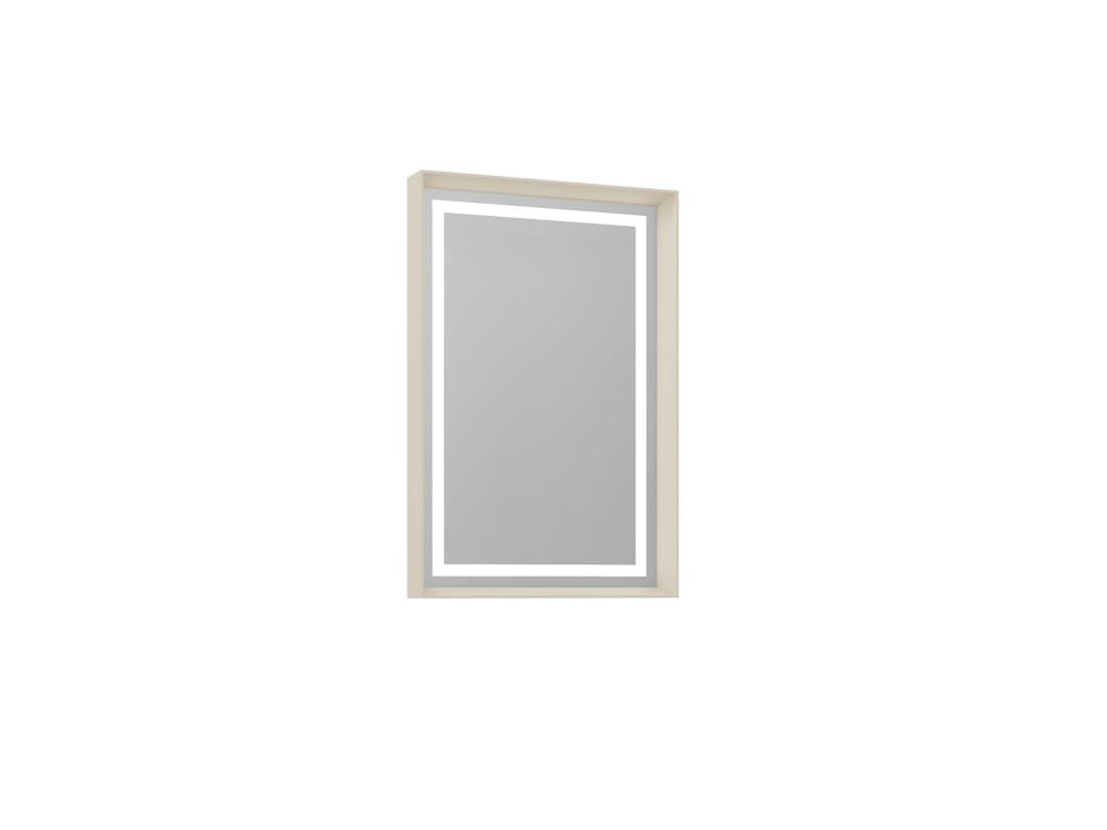 Espejo decorativo de madera «Craft 60 x 90 v2» - 60 x 10 x 90 cm - Matte Mink