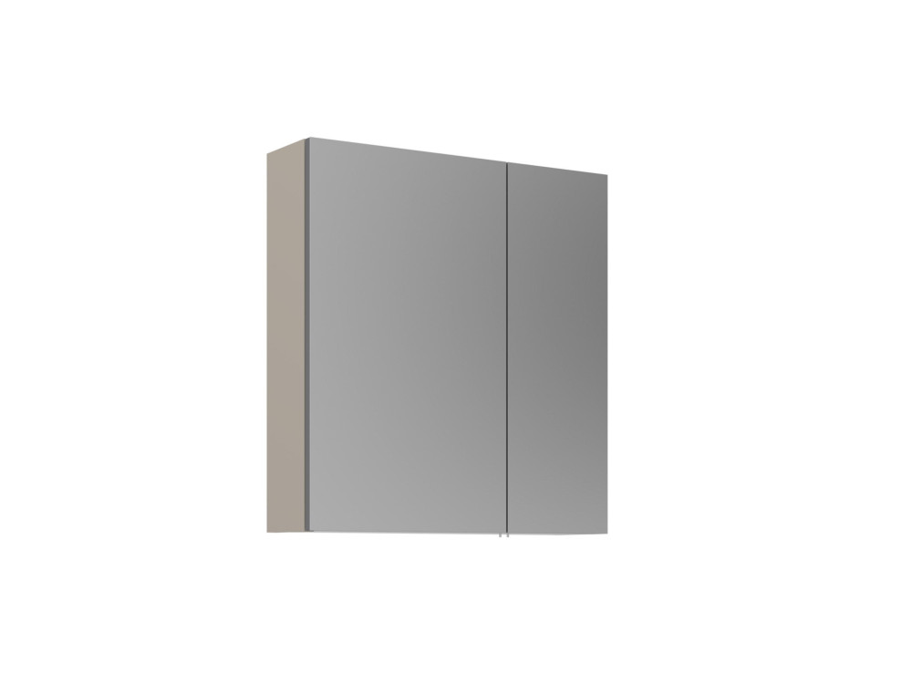 Mueble de baño con espejo «Desna 60» - 60 x 16 x 66 cm - Color arena