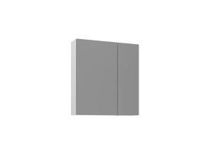 Mueble de baño con espejo «Bari 60» - 60 x 16 x 66 cm - Blanco mate