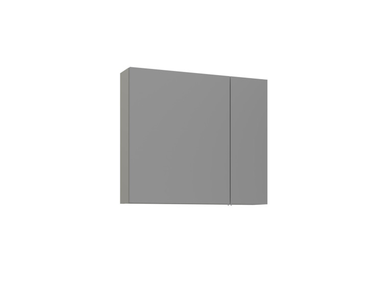 Mueble de baño con espejo «Bari 80» - 75 x 16 x 66 cm - Cachemira mate