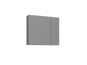 Mueble de baño con espejo «Bari 80» - 75 x 16 x 66 cm - Verde mate