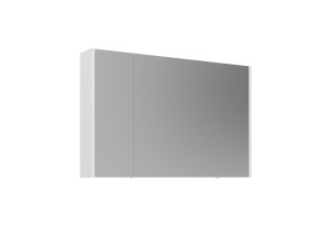 Mueble de baño con espejo «Arno 100» - 100 x 16 x 66 cm - Blanco
