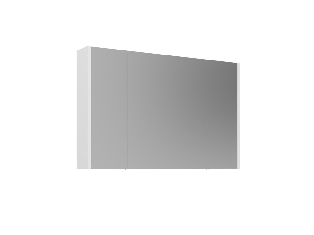 Mueble de baño con espejo «Arno 100» - 100 x 16 x 66 cm - Blanco