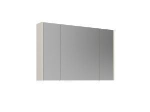 Mueble de baño con espejo «Arno 100» - 100 x 16 x 66 cm - Cashmere