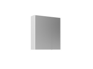 Mueble de baño con espejo «Arno 60» - 60 x 16 x 66 cm - Blanco