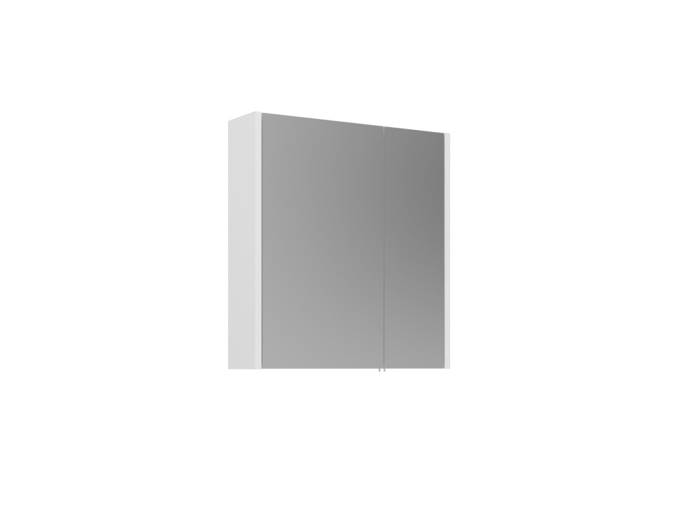 Mueble de baño con espejo «Arno 60» - 60 x 16 x 66 cm - Blanco