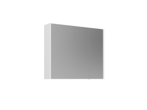Mueble de baño con espejo «Arno 80» - 79 x 16 x 66 cm - Blanco