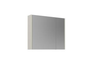 Mueble de baño con espejo «Arno 80» - 79 x 16 x 66 cm - Cashmere