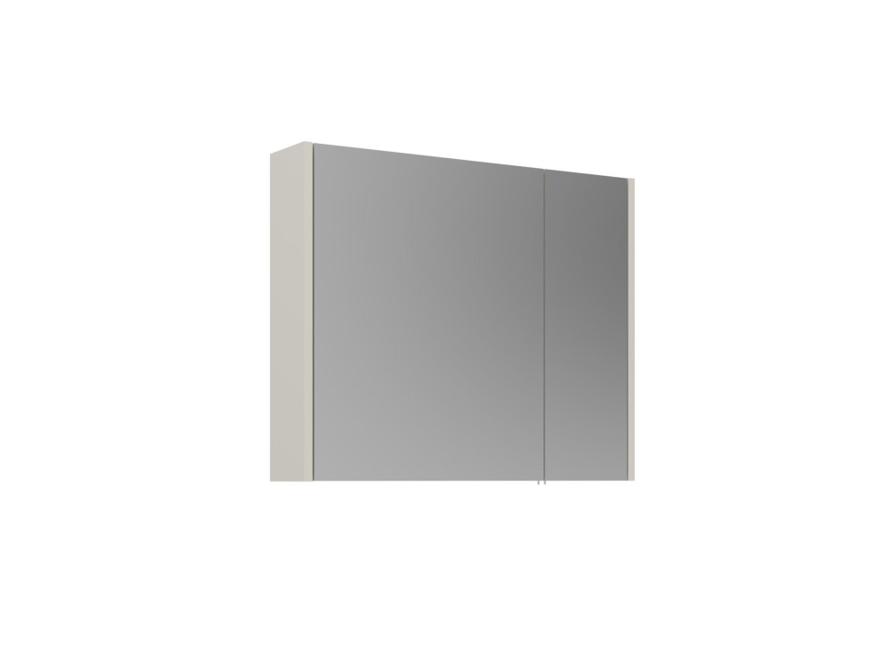 Mueble de baño con espejo «Arno 80» - 79 x 16 x 66 cm - Cashmere