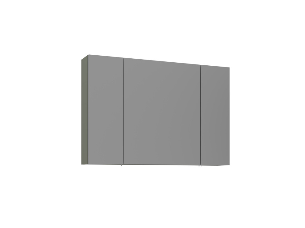 Mueble de baño con espejo «Bari 100» - 97 x 16 x 66 cm - Verde mate