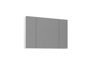 Mueble de baño con espejo «Bari 100» - 97 x 16 x 66 cm - Blanco mate