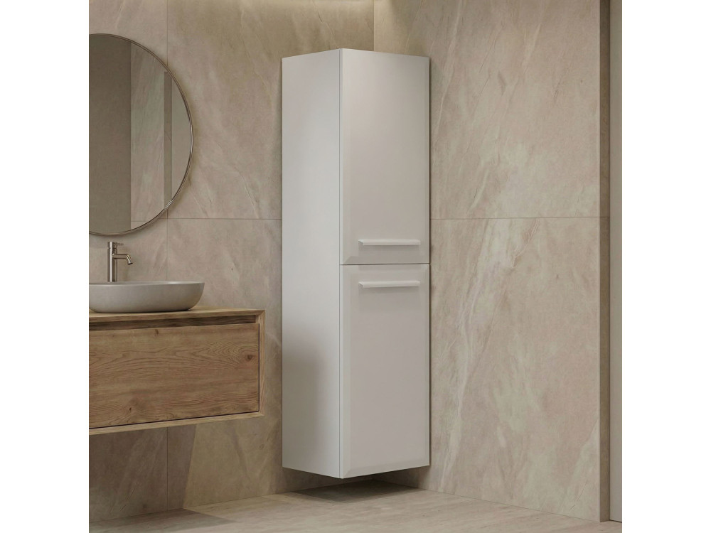 Armario de baño «Nuvola 40 v3» - 40 x 32 x 138 cm - Blanco