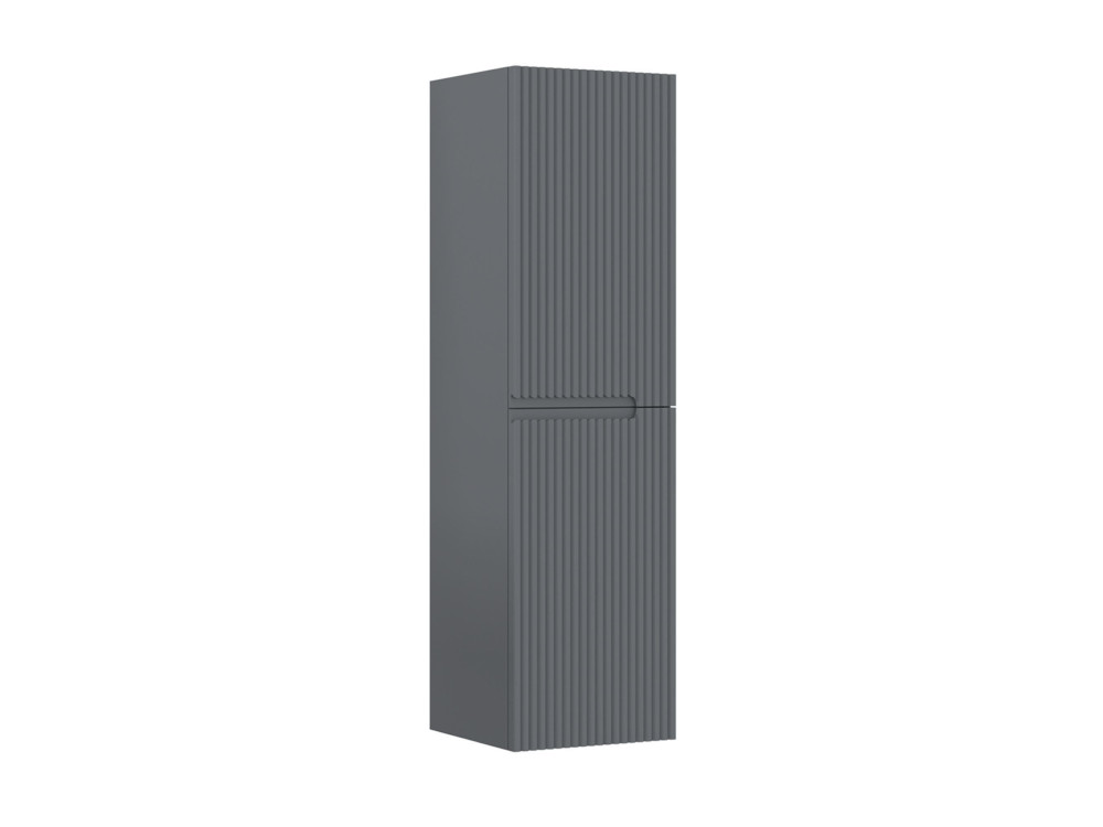 Armario de baño «Moonlight 40» - 40 x 27 x 138 cm - Gris mate