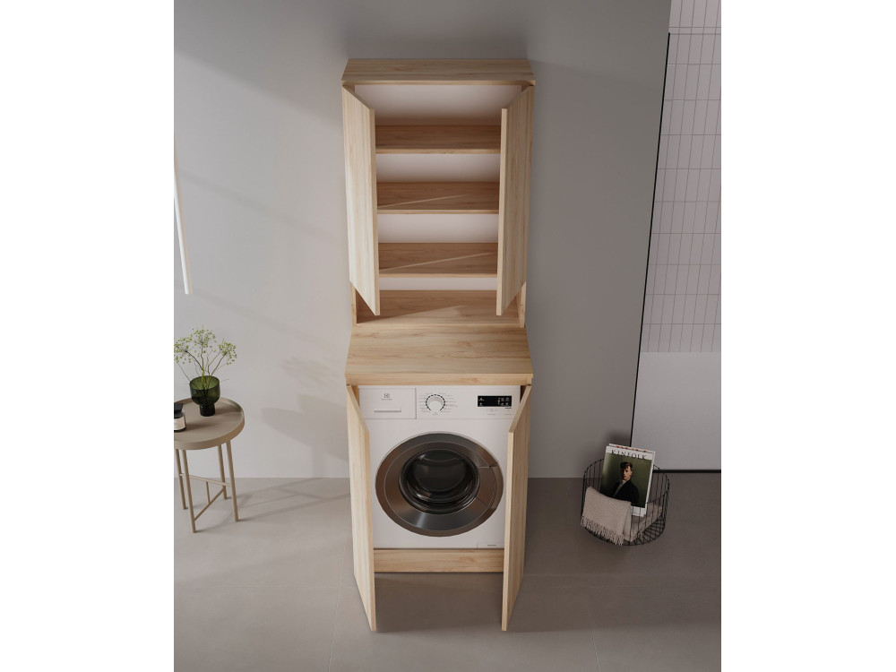 Armario de baño «Bosco Lume 70» - 70 x 36 x 100 cm - Roble