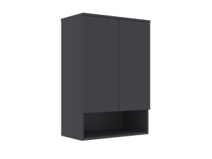 Armario de baño «Bosco Lume 70» - 70 x 36 x 100 cm - Antracita mate