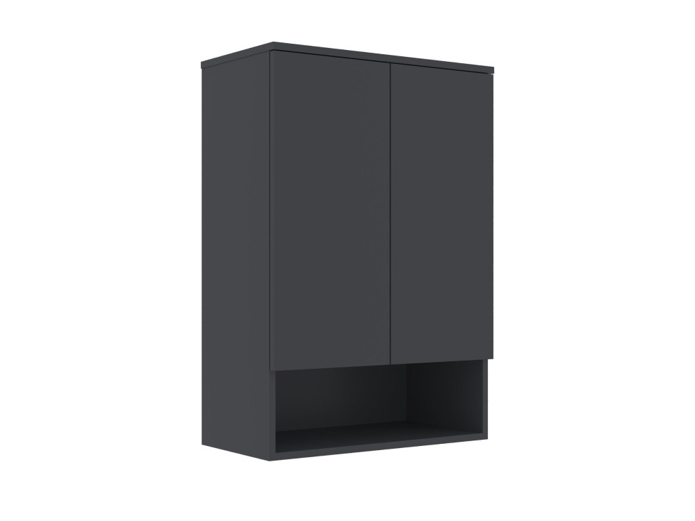 Armario de baño «Bosco Lume 70» - 70 x 36 x 100 cm - Antracita mate