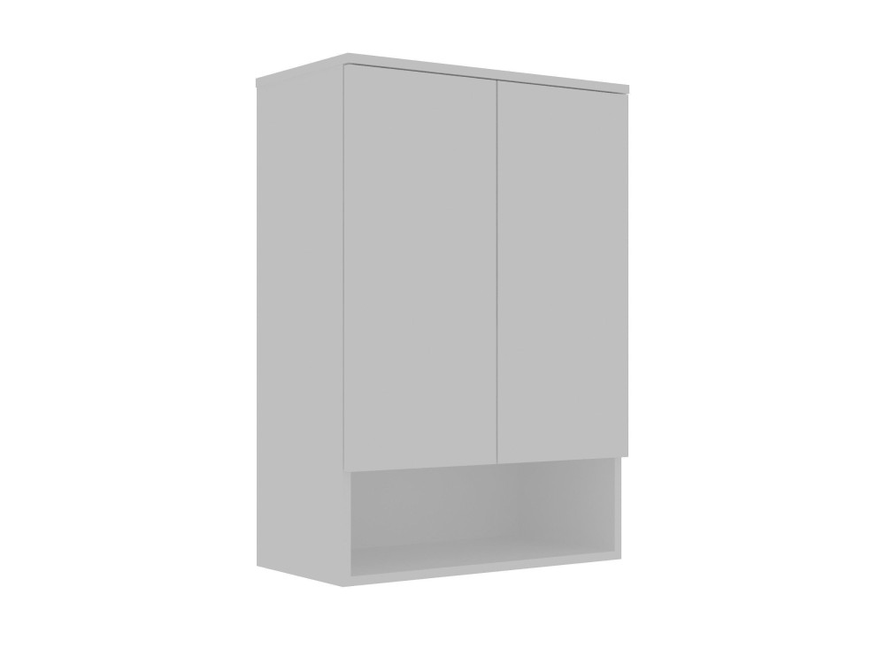 Armario de baño «Bosco Lume 70» - 70 x 36 x 100 cm - Blanco mate