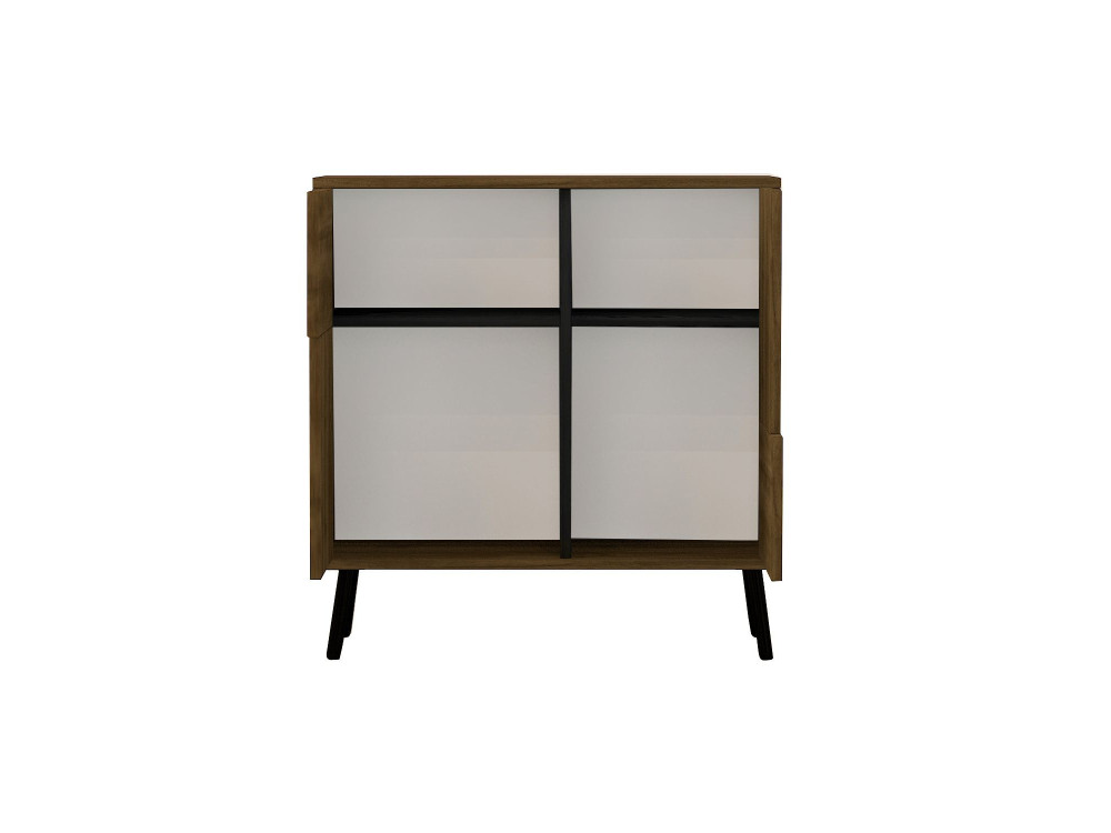 Aparador de madera "Darien" - 76 x 35 x 79 cm - Marrón