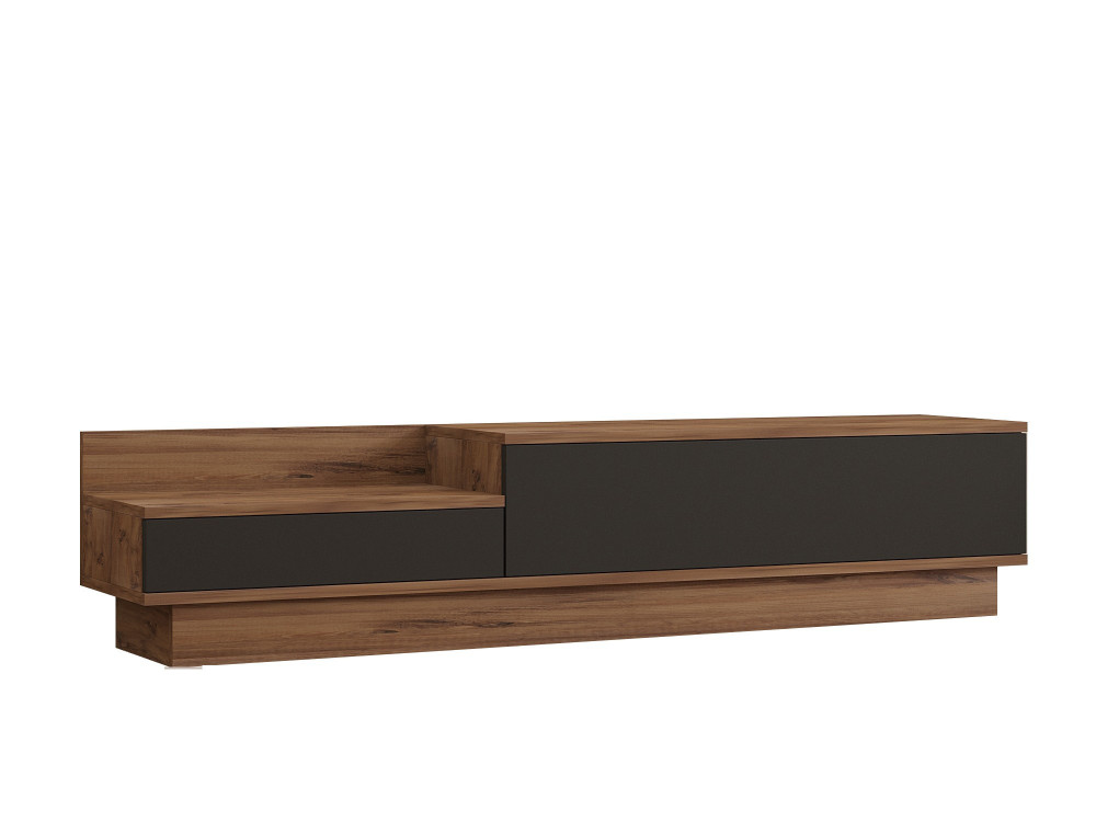 Soporte de TV de madera "Asir" - 160 x 35 x 35 cm - Marrón