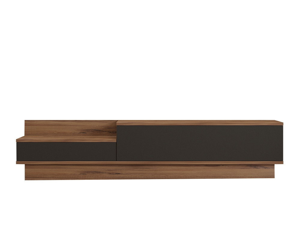 Soporte de TV de madera "Asir" - 160 x 35 x 35 cm - Marrón