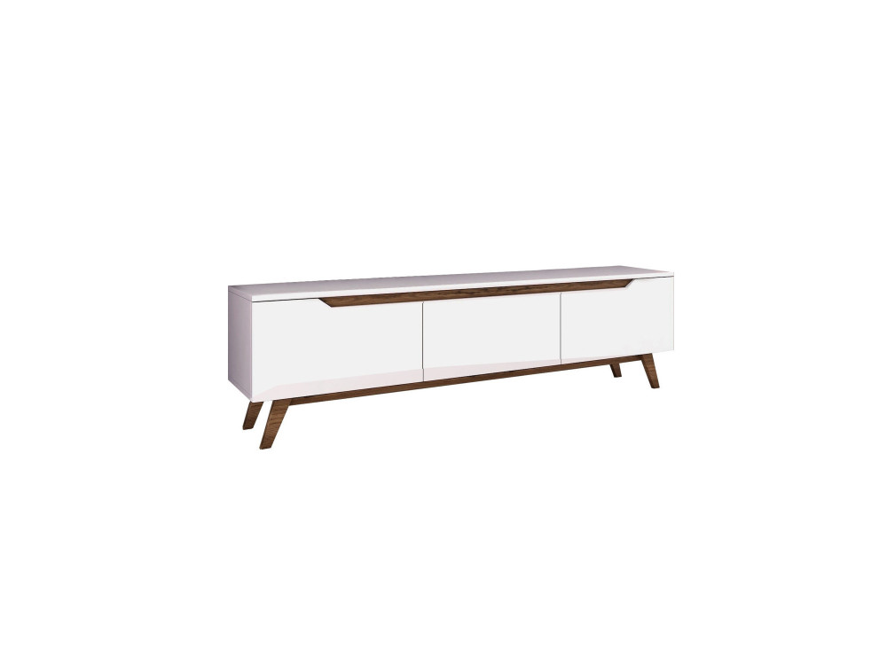 Soporte de TV de madera "Digi" - 180 x 35 x 48 cm - Marrón