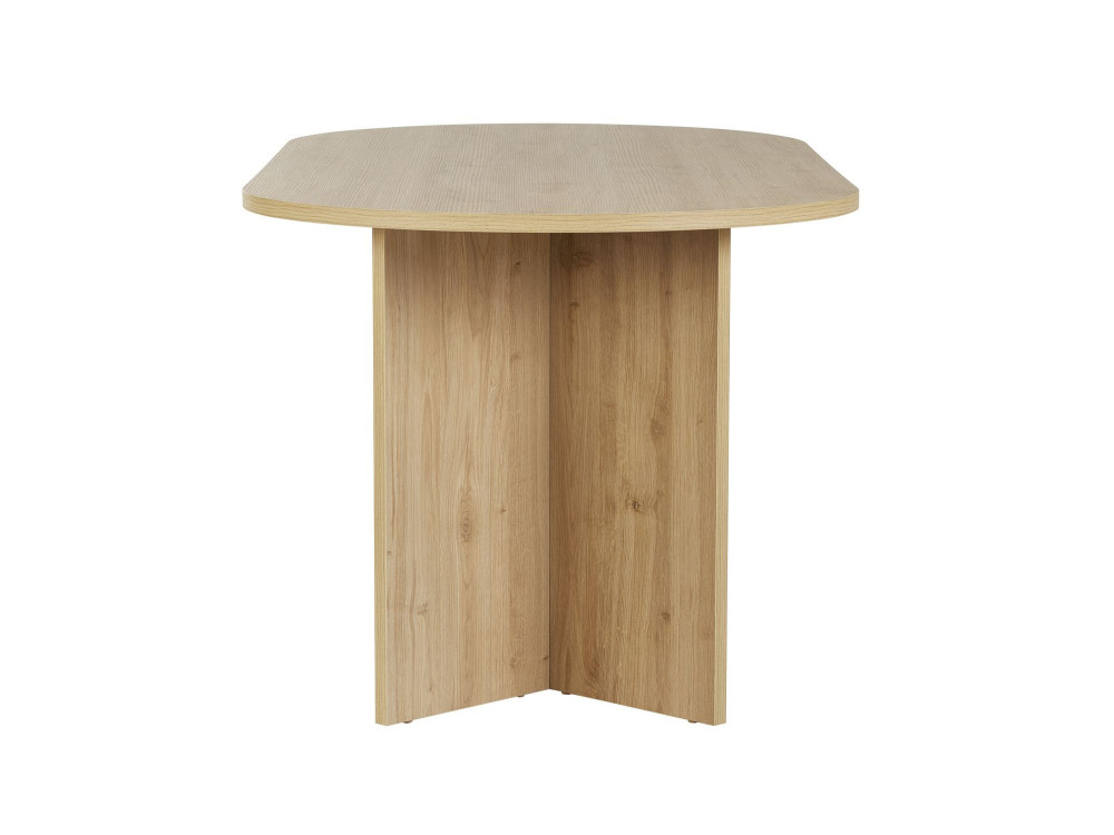 Mesa de comedor de madera "Sablin" 180 x 90 x 75 cm - Roble de Cádiz