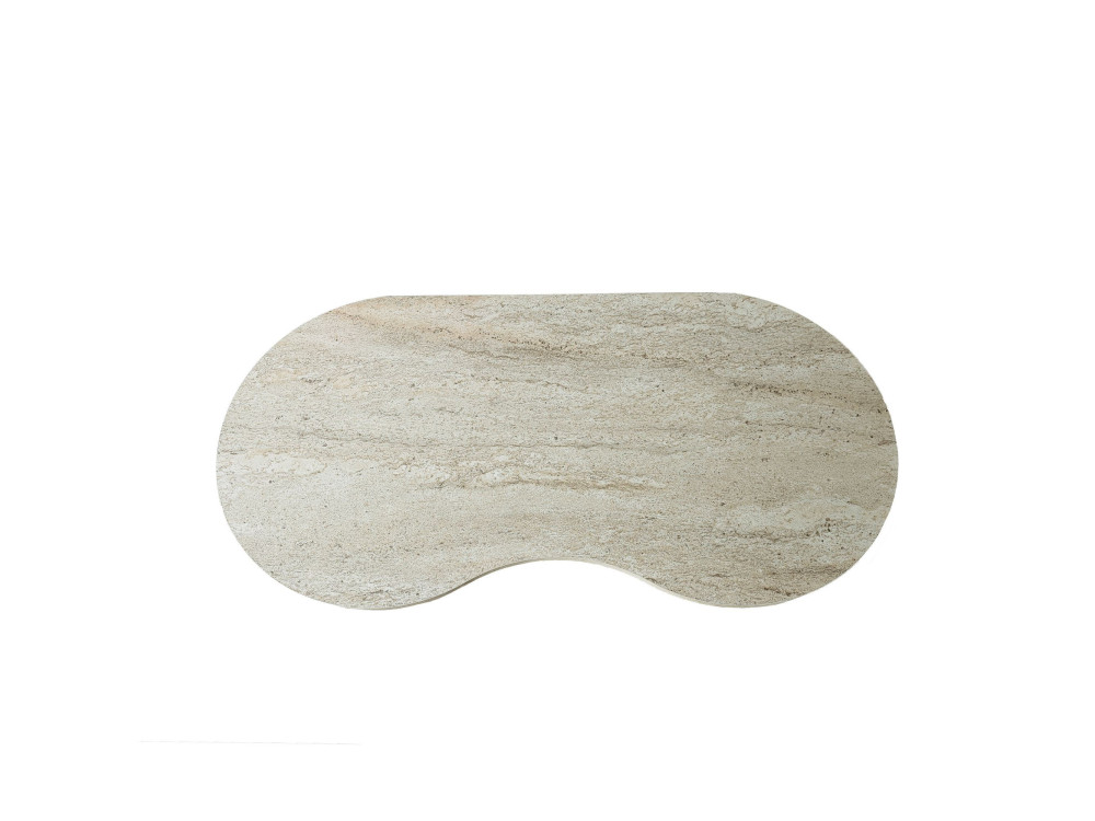 Escritorio de madera "Infini" - 120 x 60 x 75 cm - Travertino