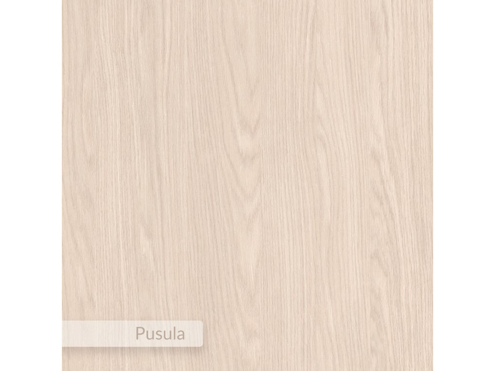 Mesilla de noche "Dotta" con bombilla de madera - 52 x 30 x 28 cm - Beige