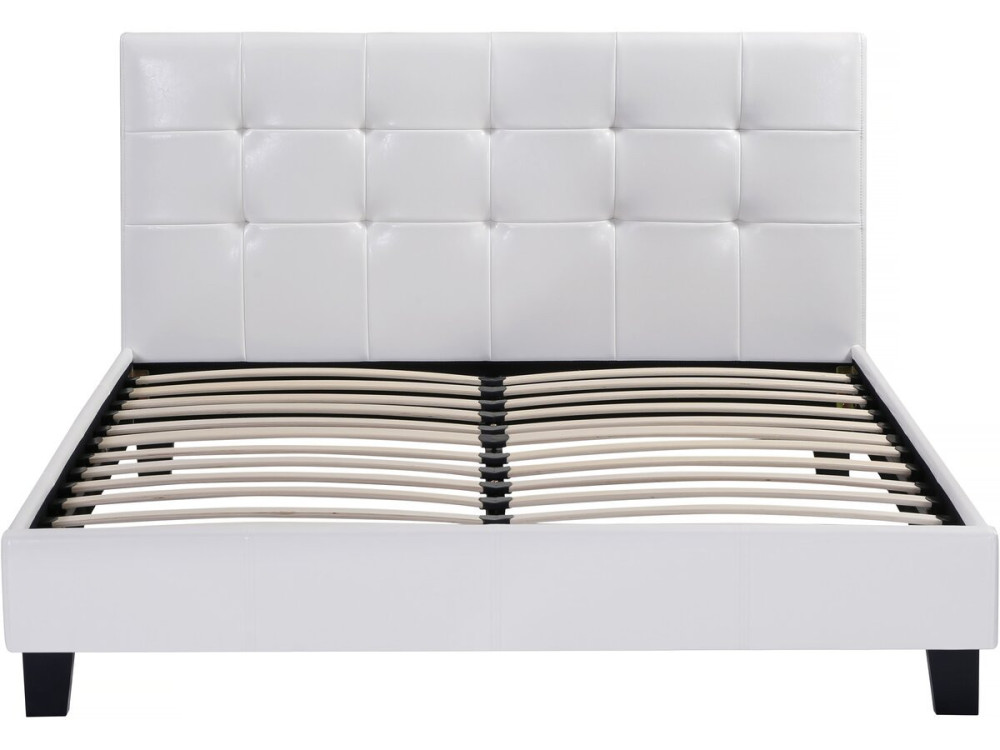 Cama "Julia" color Blanco - 140 x 190 cm