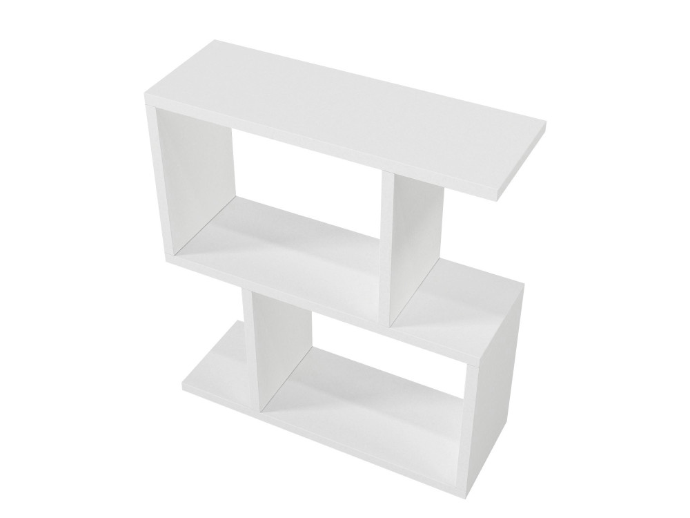 Mesa auxiliar de madera "Karinus" - 50 x 17 x 55 cm - Blanco