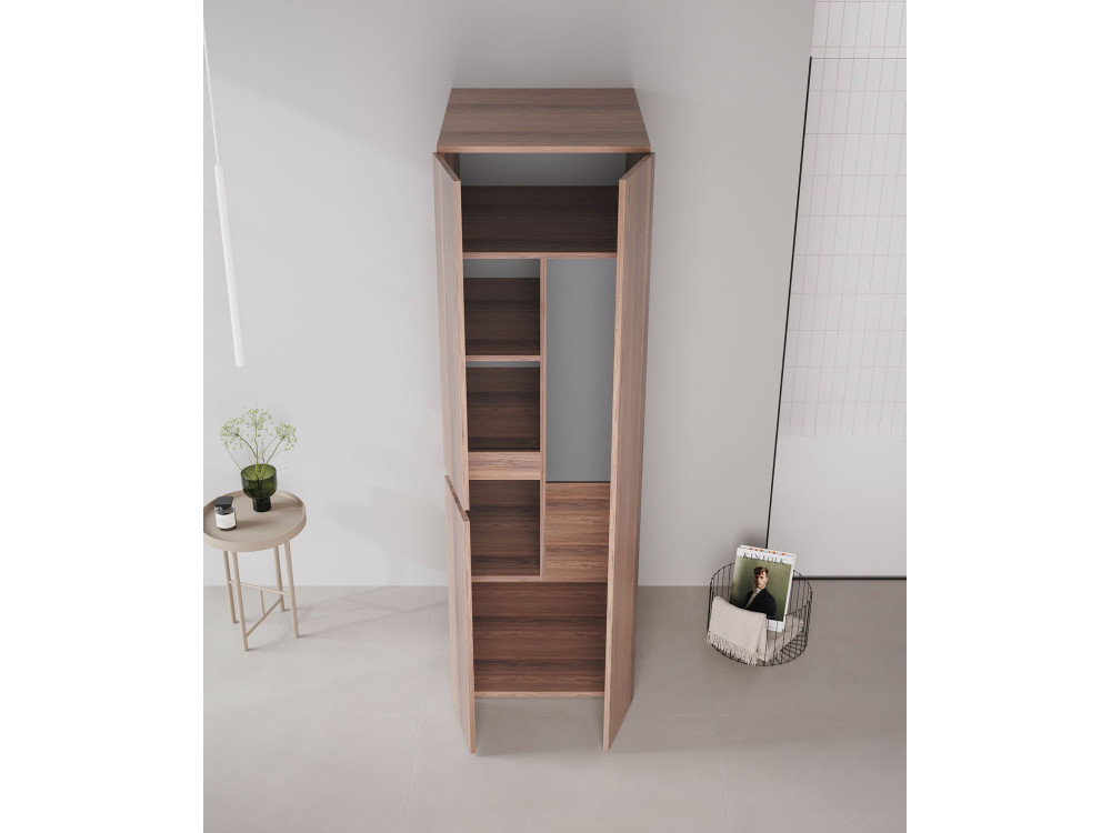 Armario de baño «Solis 60» -  cm - Nogal oscuro