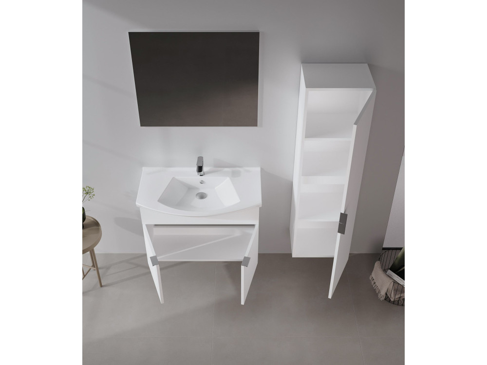 Espejo decorativo de madera «Purus 80» -  cm - Transparente